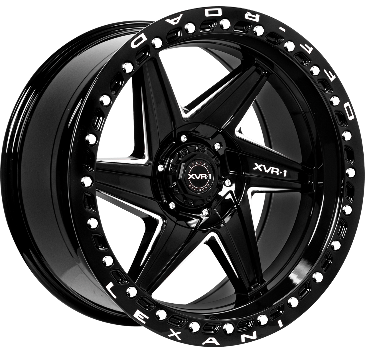 XVR1 Offroad KARMA-6 BG wheel with KARMA-6 BG finish